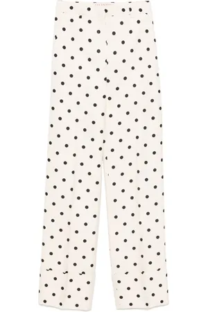 VALENTINO GARAVANI Pantalones con motivo de lunares