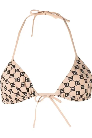 MISBHV Top de bikini con monograma