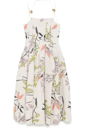STINE GOYA Vestido midi con estampado floral