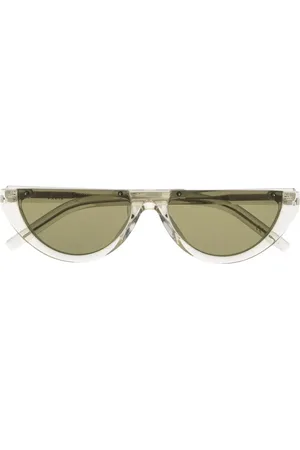 Saint Laurent Lentes de sol con media armazón