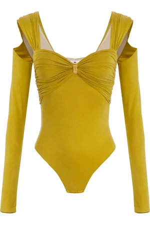 Elisabetta Franchi Body con aberturas en las mangas