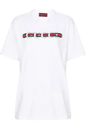 Gucci Playera con logo estampado