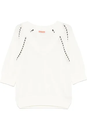 ERMANNO SCERVINO Suéter con cuello en V