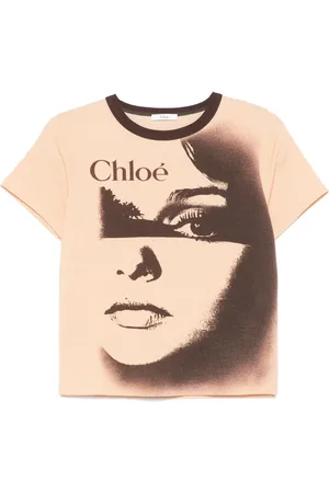 Chloé Playera con cara estampada