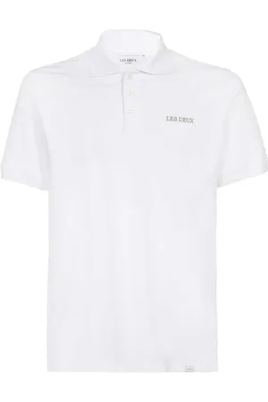 Les Deux Playera tipo polo con logo bordado
