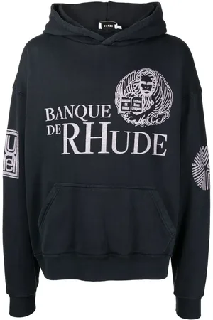 Rhude Hoodie con logo estampado