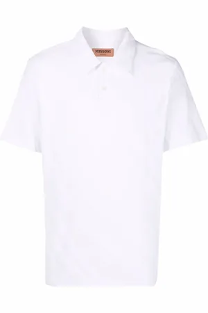 Missoni Playera tipo polo con rayas redondeadas
