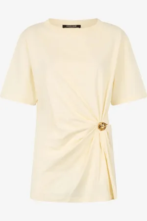 Roberto Cavalli Playera de algodón