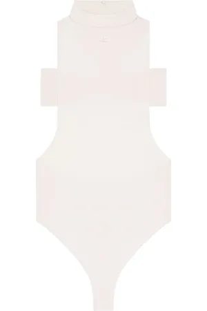Courrèges Top con cuello alto