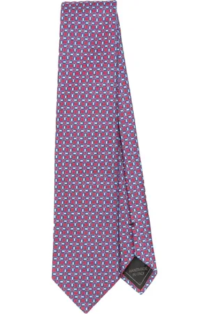 BRIONI Corbata con motivo en jacquard