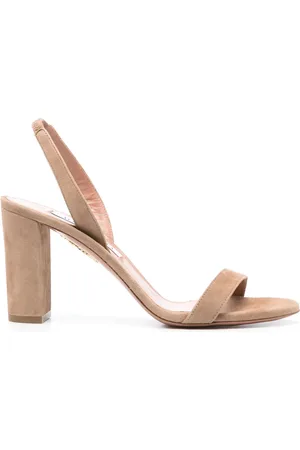 Aquazzura Sandalias So Nude Block con tacón 85mm