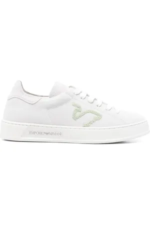 Emporio Armani Tenis de gamuza
