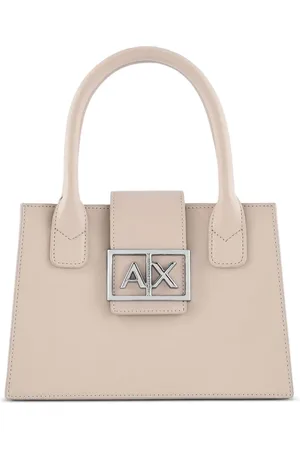 Armani Exchange Tote con placa del logo