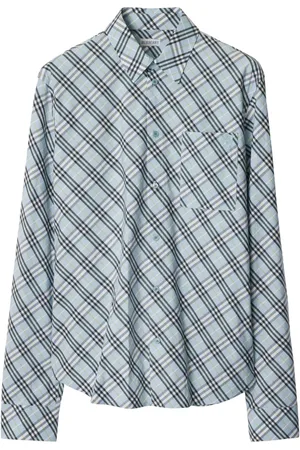 Burberry Camisa con cuadros estampados