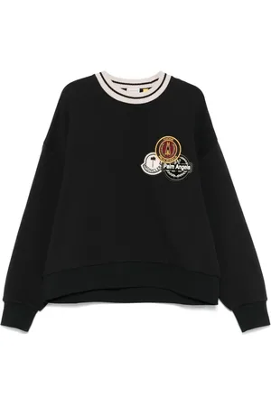 Palm Angels Sudadera con detalle de distintivo