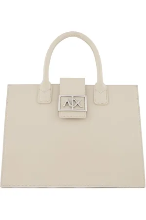 Armani Exchange Tote con placa del logo