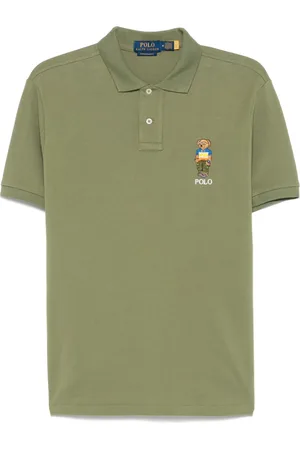 Ralph Lauren Playera tipo polo de piqué