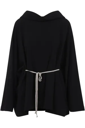Rick Owens Hoodie con cinturón