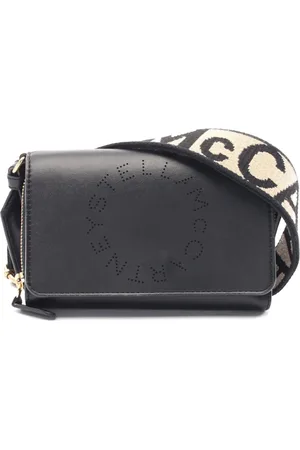 Stella McCartney Bolsa crossbody con logo perforado 2010