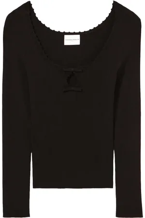Claudie Pierlot Top de tejido fino manga larga