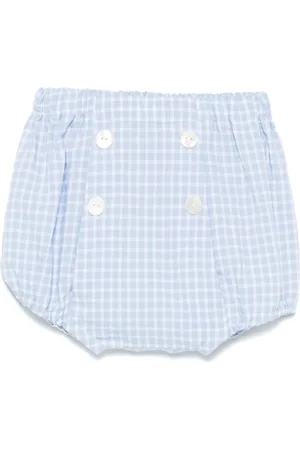 SIOLA Shorts con motivo de cuadros gingham
