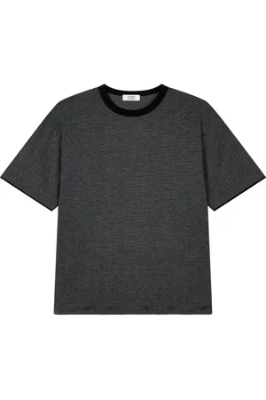 Studio Tomboy Playera con cuello redondo y motivo de rayas