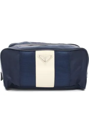 Prada Bolsa de mano con logo triangular esmaltado 2000