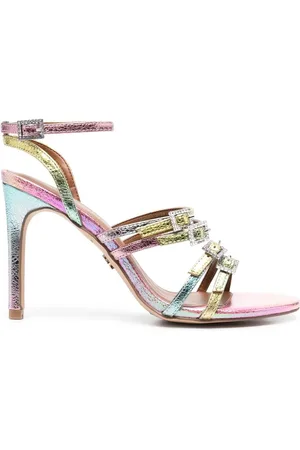 Kurt Geiger Sandalias metalizadas con tacón