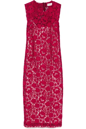 P.A.R.O.S.H. Vestido midi de macramé