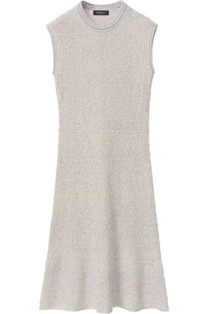 Fabiana Filippi Vestido midi con diseño tejido