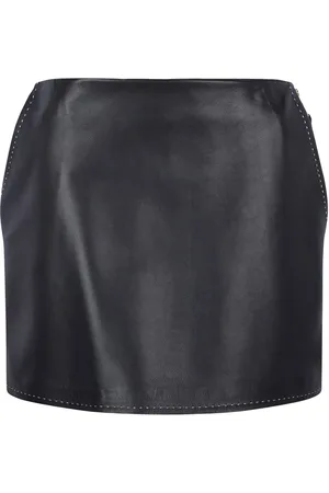 Elisabetta Franchi Falda corta de cuero