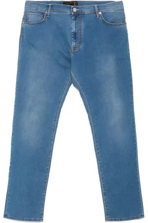 corneliani Jeans rectos con parche del logo