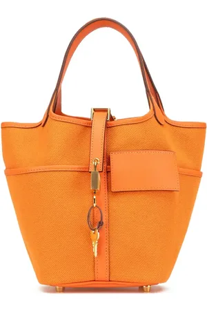 Hermès Bolsa de mano Toile Goeland Swift Cargo Picotin Lock 18 2022