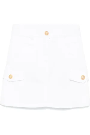 Balmain Falda de mezclilla