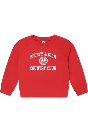 Sporty & Rich Sudadera con logo estampado