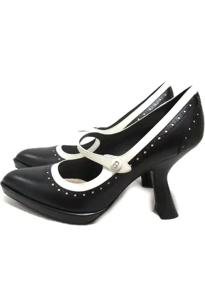 Dior Zapatillas con diseño de dos tonos y tacón de 105mm 2020