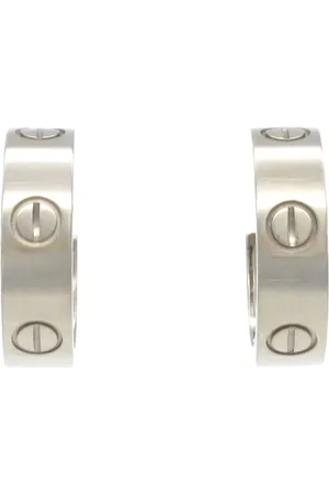 Cartier Aretes Love Pierce en oro blanco de 18kt 2010 de archivo