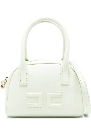 Elisabetta Franchi Tote con parche del logo