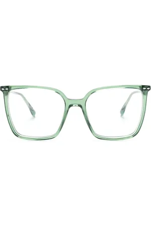 Isabel Marant Lentes de sol con armazón cuadrada transparente