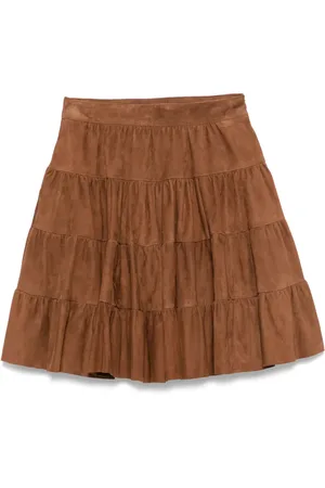 ERMANNO SCERVINO Falda corta de gamuza