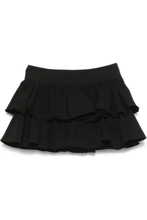 ROTATE Falda corta a capas