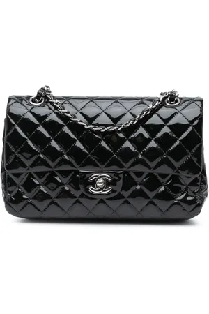CHANEL Bolsa de hombro Jumbo Classic Patent Double Flap 2011