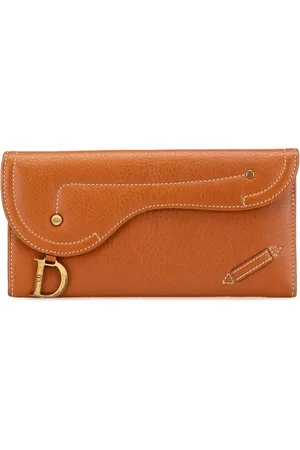 Dior Cartera Leather Saddle Wallet 2003