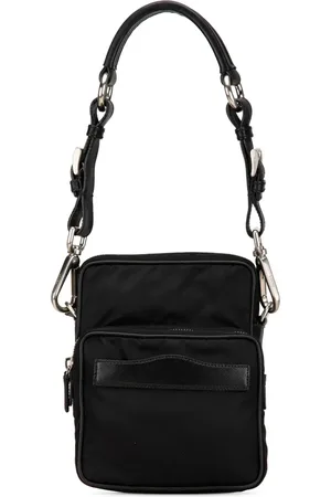 Prada Bolsa de hombro Saffiano Trimmed Tessuto 2013-2024