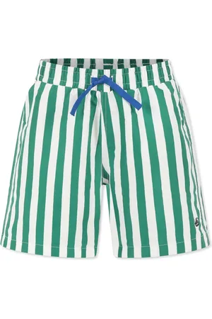 Petit Bateau Shorts de playa con rayas estampadas
