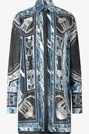 Roberto Cavalli Camisa de seda larga