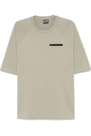 EA7 Playera con logo estampado