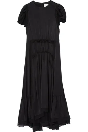 3.1 Phillip Lim Vestido midi con mangas de tulipán