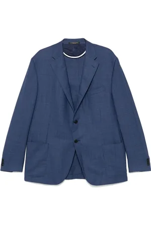 corneliani Blazer con motivo en jacquard