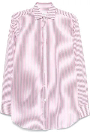BRIONI Camisa con rayas estampadas